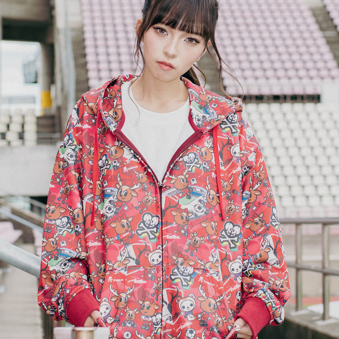 tokidoki × Antlers 総柄スウェットフルジップパーカー – 鹿島