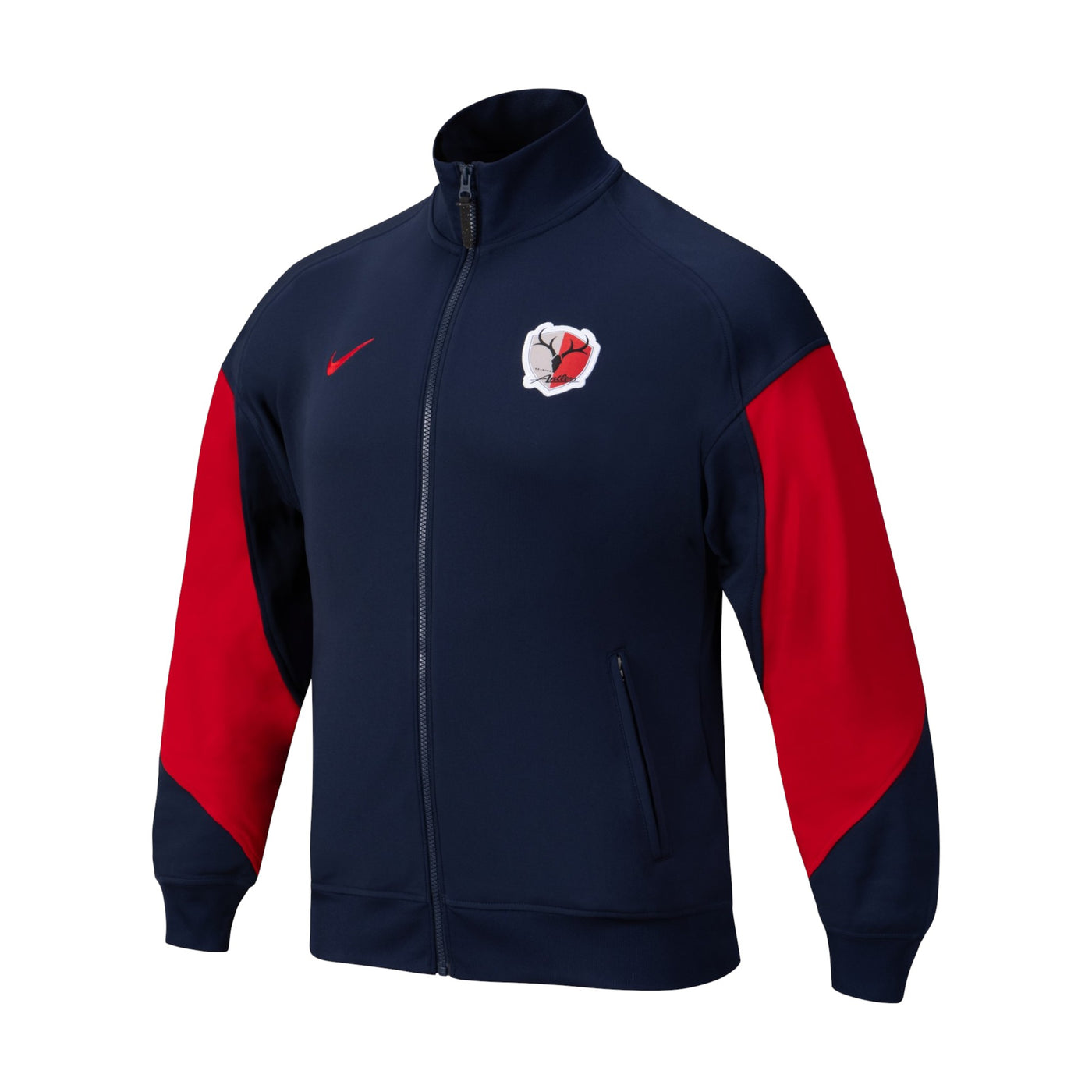 アントラーズ 支給 長袖 Nike サッカーシャツ 赤 青 TOSTEM 25