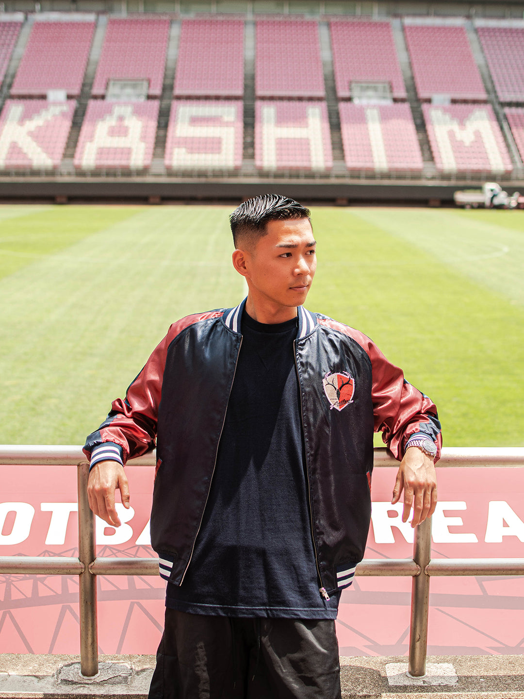 鹿島アントラーズ30周年記念エンブレム入りジャケット 鹿島