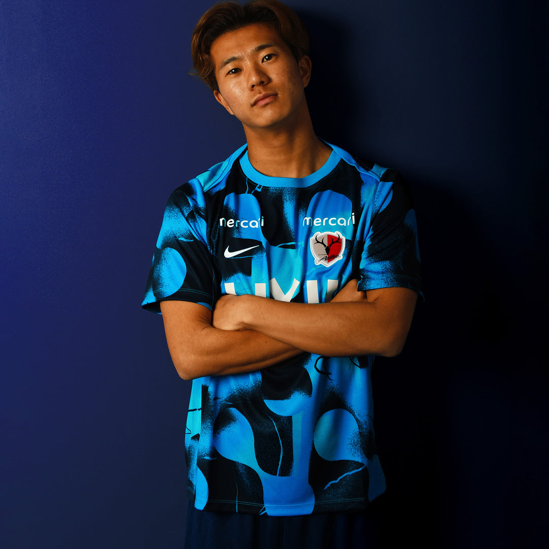 鹿島アントラーズ トレーニングウェア 非売品 支給品 L 青色 NIKE