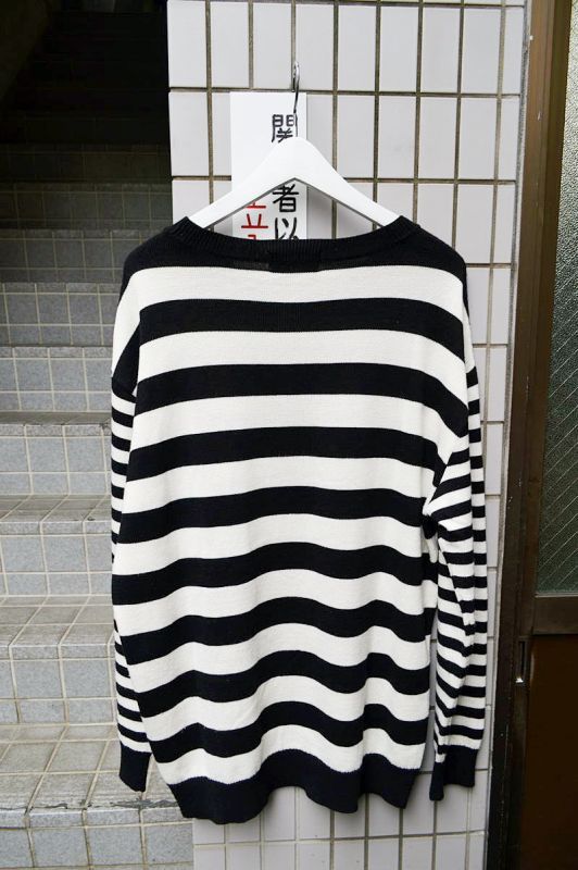 KIDILL キディル】チェリーボーダー柄ニット