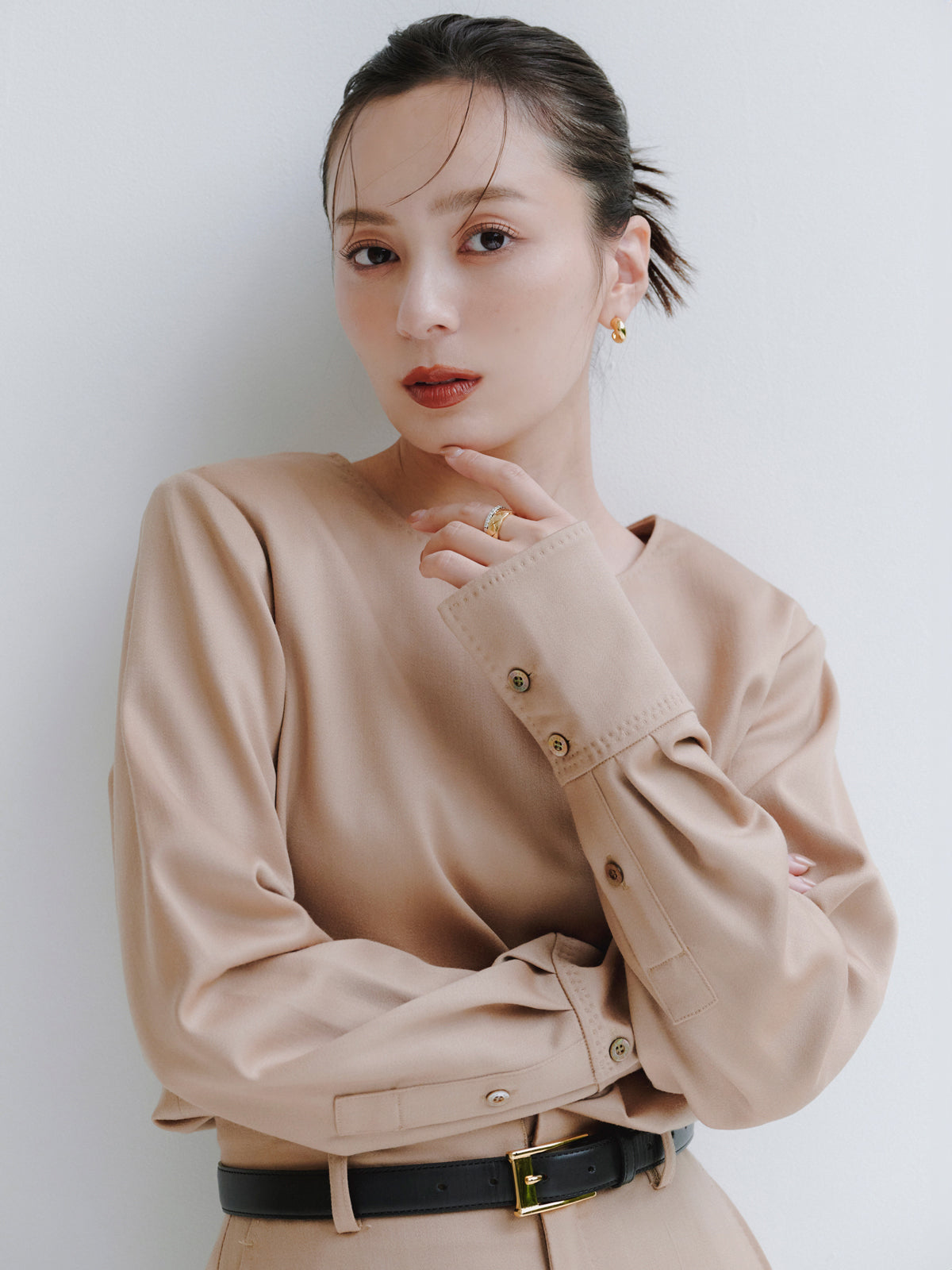 スクエアバックルベルト