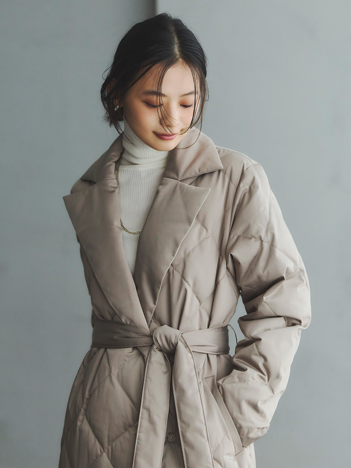 TAION×anuans】チェスターロングダウン