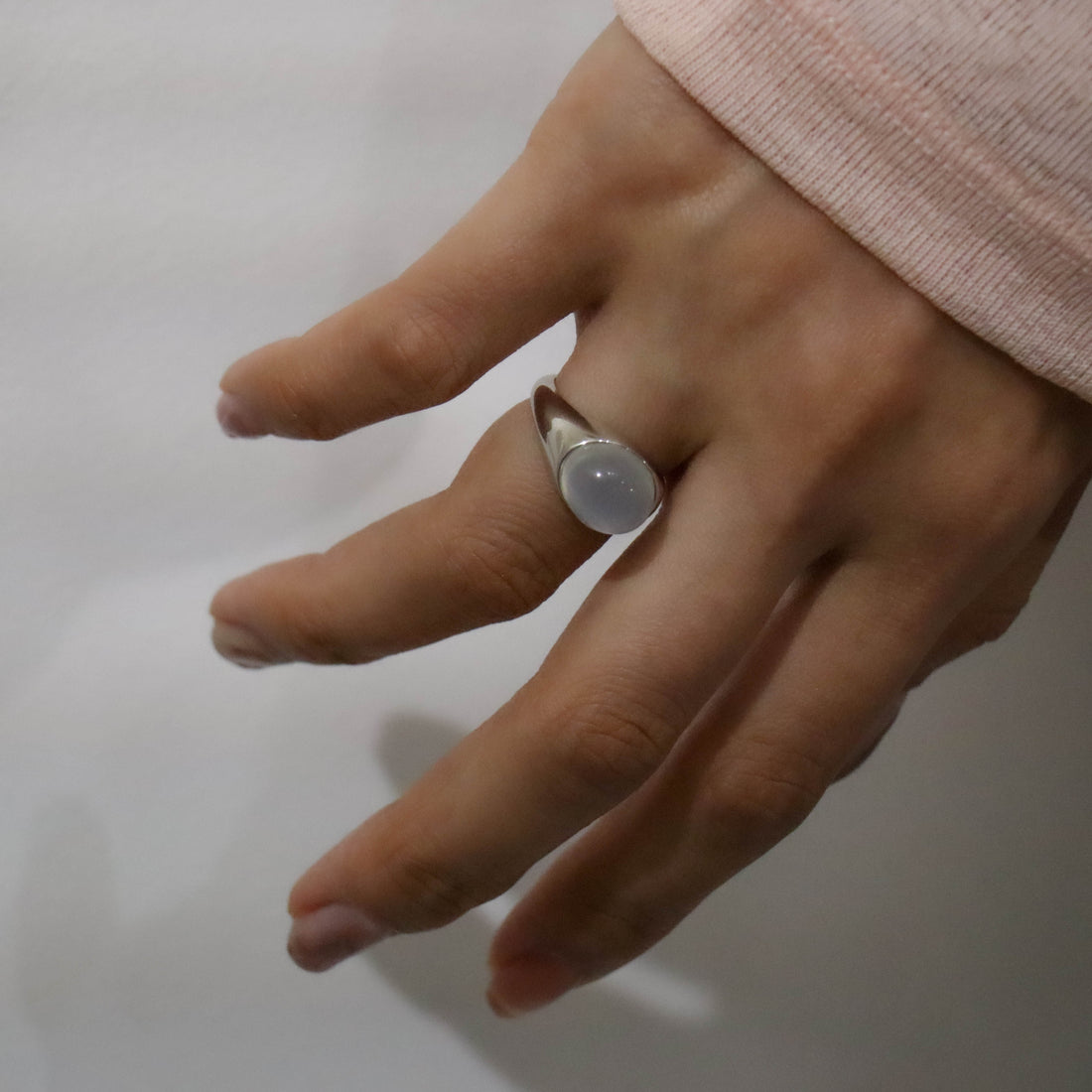 SV925 ホワイトムーンストーン リング – anybelle
