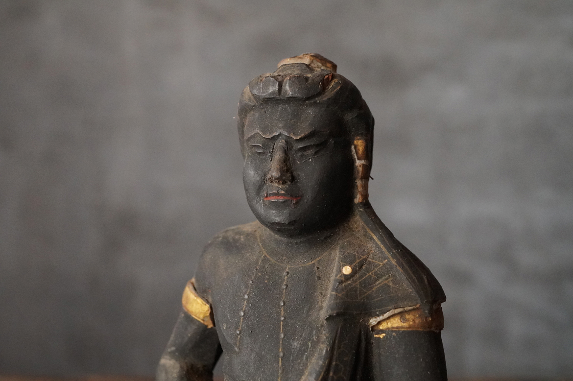 木彫不動明王像 - 古美術 三坂堂 online shop