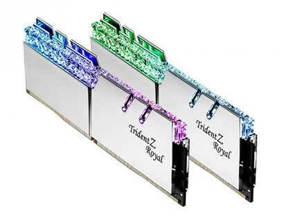 Z590 OCマザー向けDDR4-5333メモリがG.SKILLから、「Trident Z Royal