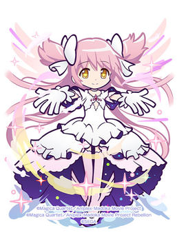 魔法少女まどか☆マギカ」初の浮世絵木版画「円環之理」7月27日12時