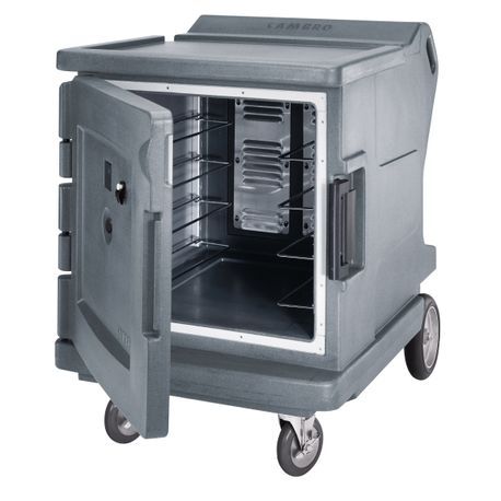 Cambro CMBHC1826LF191 Camtherm Granite Gray Low Profile Electric