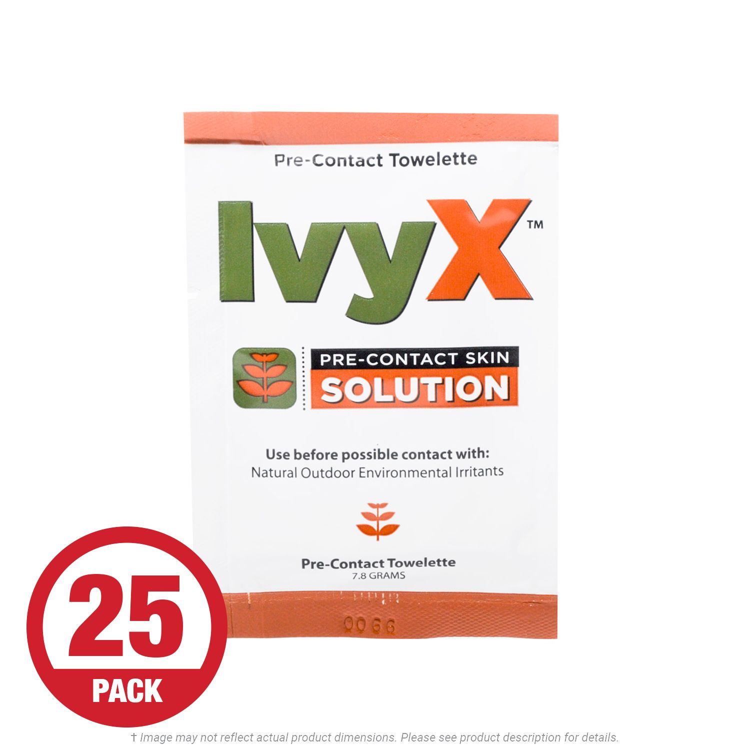 Ivy X Pre-Contact Poison Ivy Wipes 83640, 25 Wipes/Box | K.L. Jack