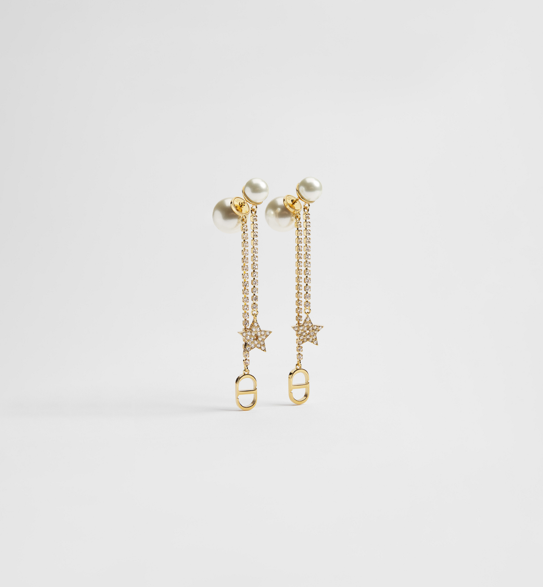 DIOR | Dior Tribales ピアス メタル・レジンパール・クリスタル