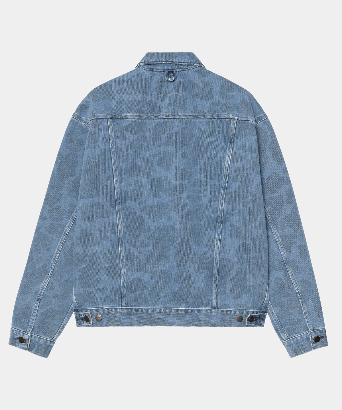 CARHARTT WIP_DUCK HELSTON JACKET (BLEACHED) :::BLUE DUCK CAMO
