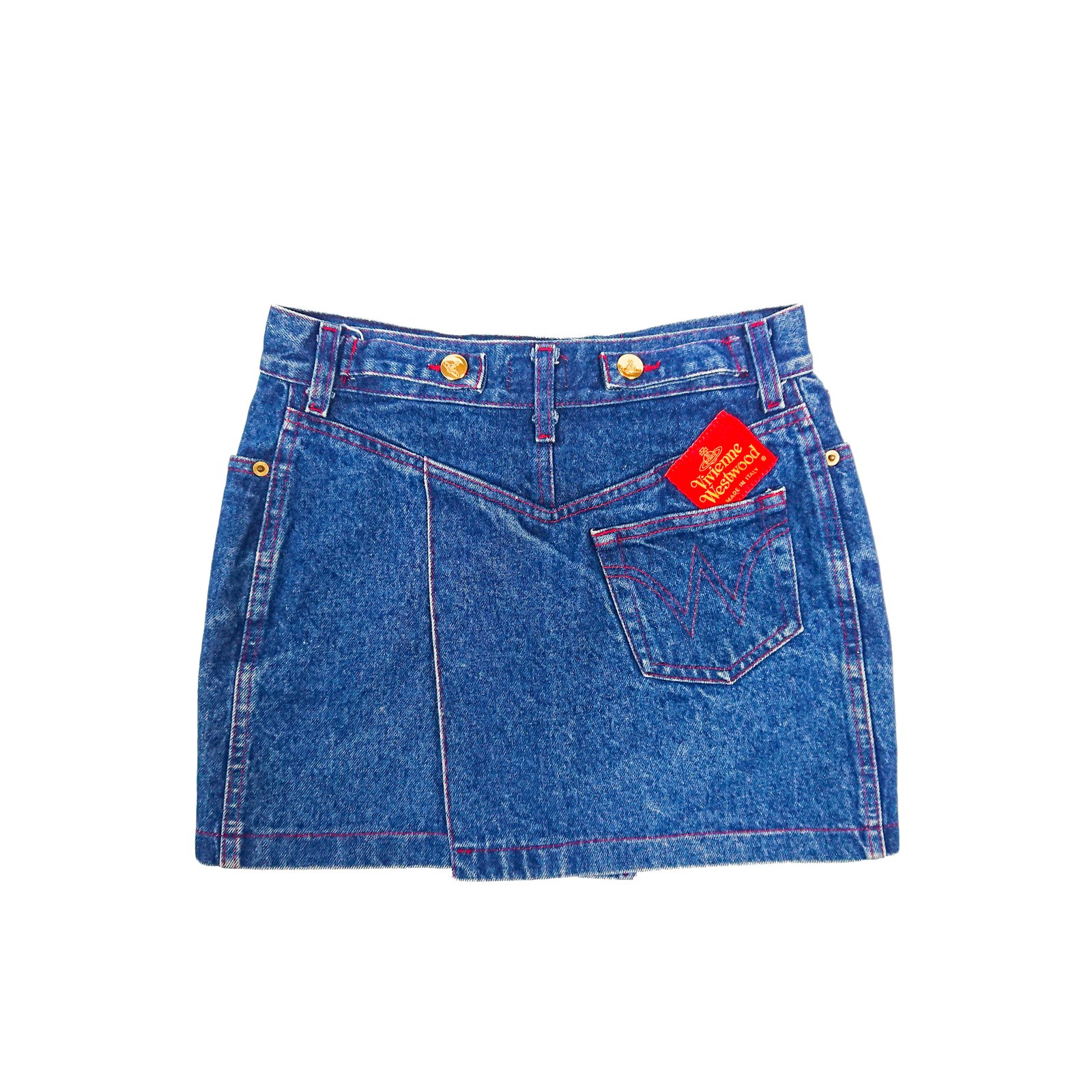 1992 Vivienne Westwood Denim Mini Skirt † Ruder Than The Rest