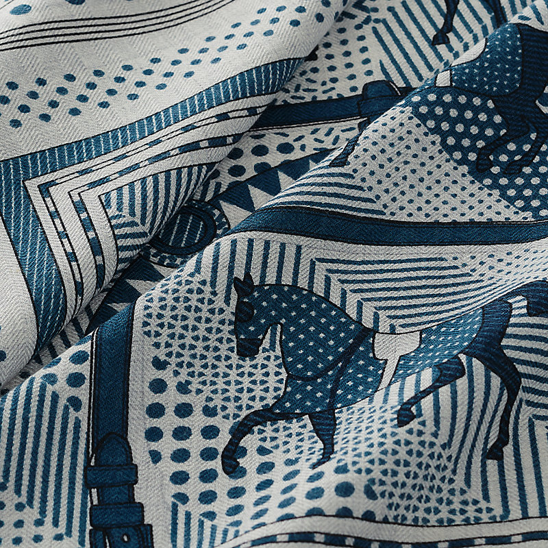 カレH 65 《馬着》 - ブルー | Hermès - エルメス-公式サイト