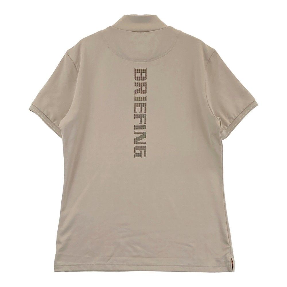 サイズ：M BRIEFING GOLF ブリーフィング モックネック 半袖 Tシャツ