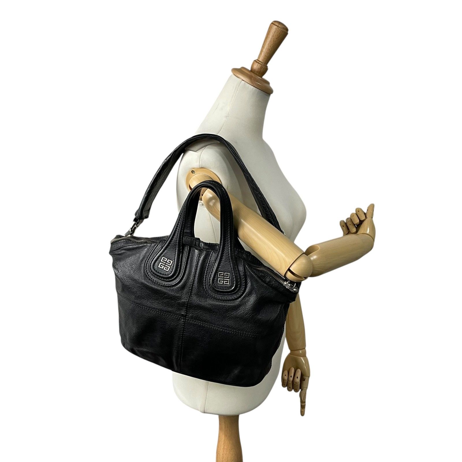 美品 ジバンシー ナイチンゲール 2WAY ハンドバッグ レディース