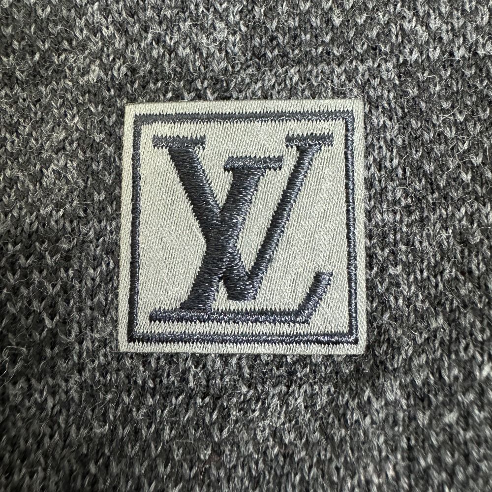 ルイヴィトン】マフラー モノグラムクラシック グリクレール グレー