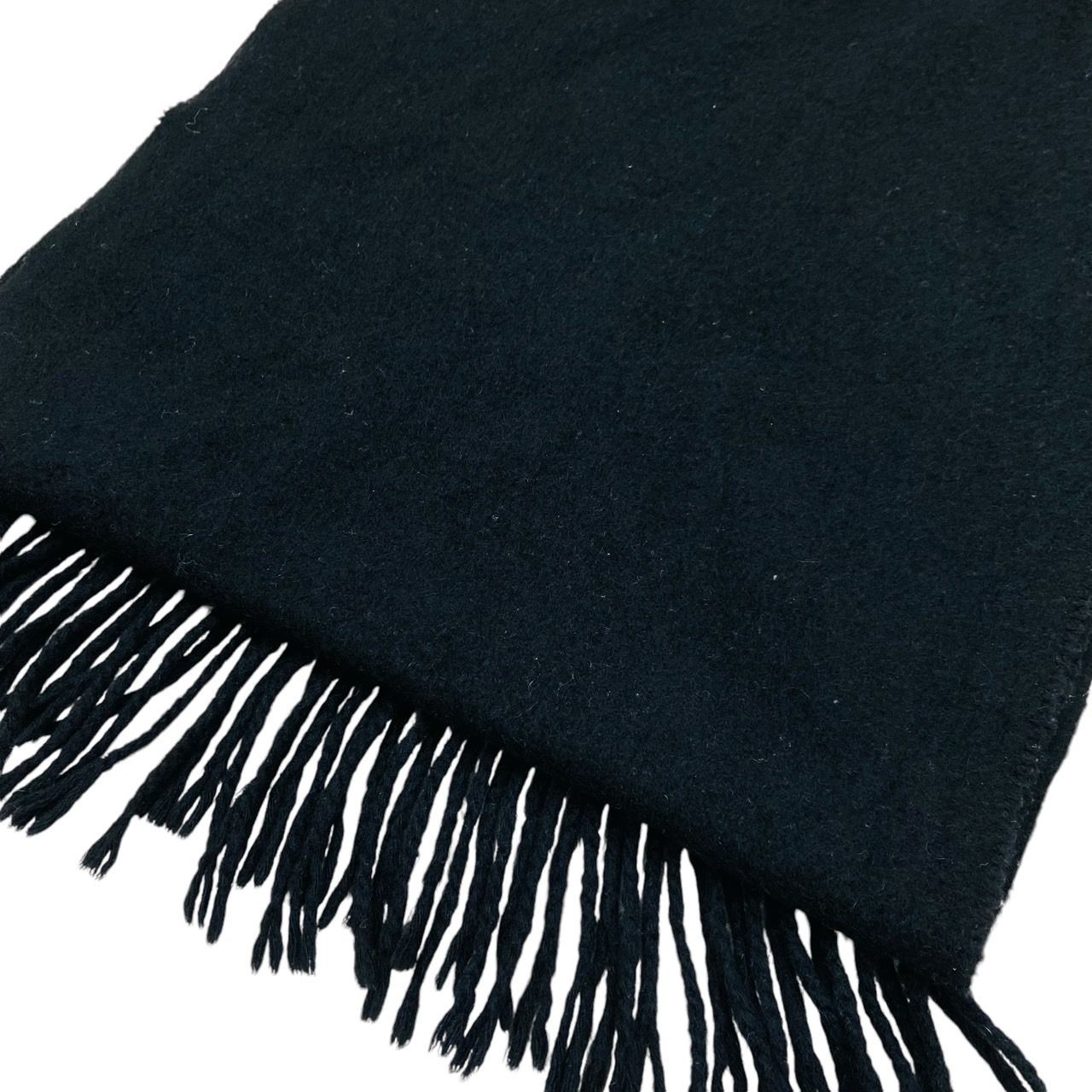 VICUNA ビキューナ カシミア 100% 大判 マフラー ブラック - メルカリ