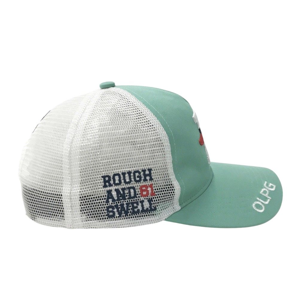 ラフ＆スウェル ゴルフメッシュキャップ グリーン フリーサイズ ユニ