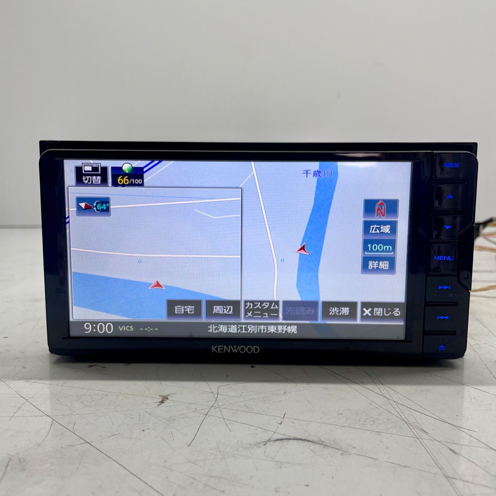 KENWOOD製 MDVーD307BT ケンウッド メモリーナビ 2020年製 彩速ナビ