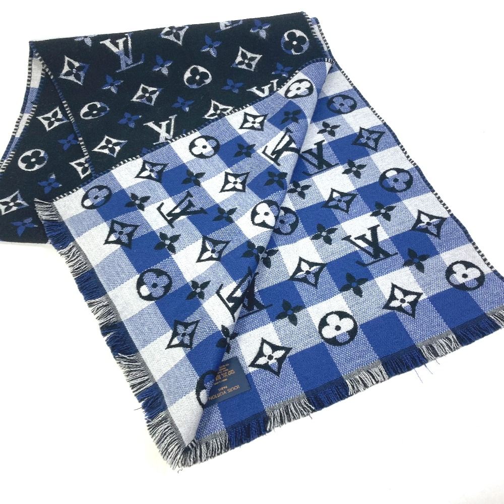 LOUIS VUITTON ルイヴィトン マフラー エシャルプ・ダミエ 3D M76571