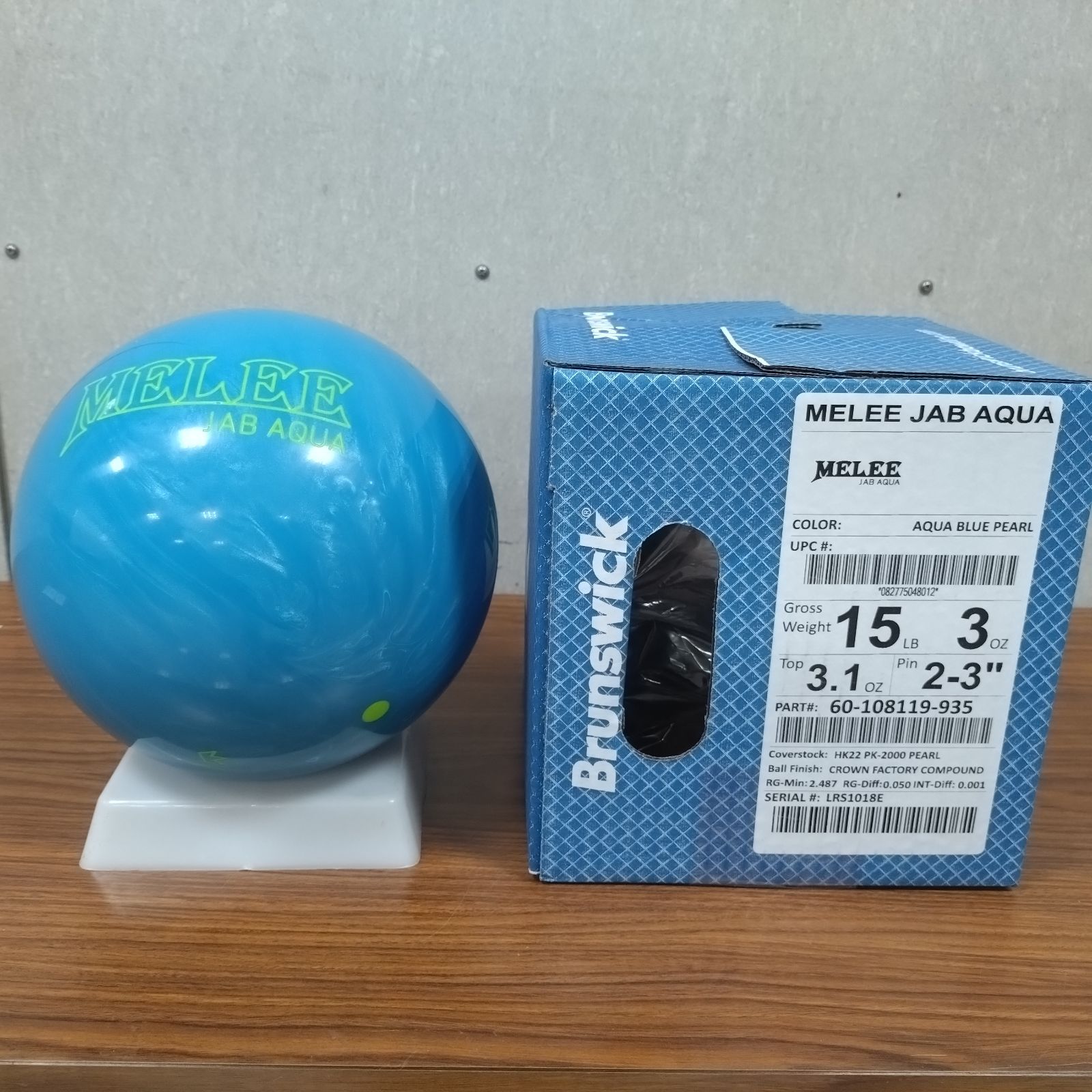 MELEE JAB AQUA アクアブルー 元箱あり MELEE JAB AQUA™ | ボウリング