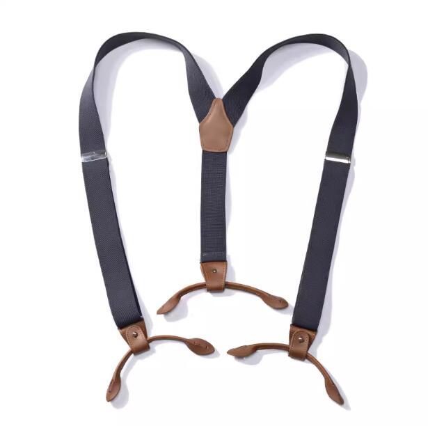 ボ*ド様 ✫ヴィンテージ✫本革ウェスタン風サスペンダーベルト ボ*ド