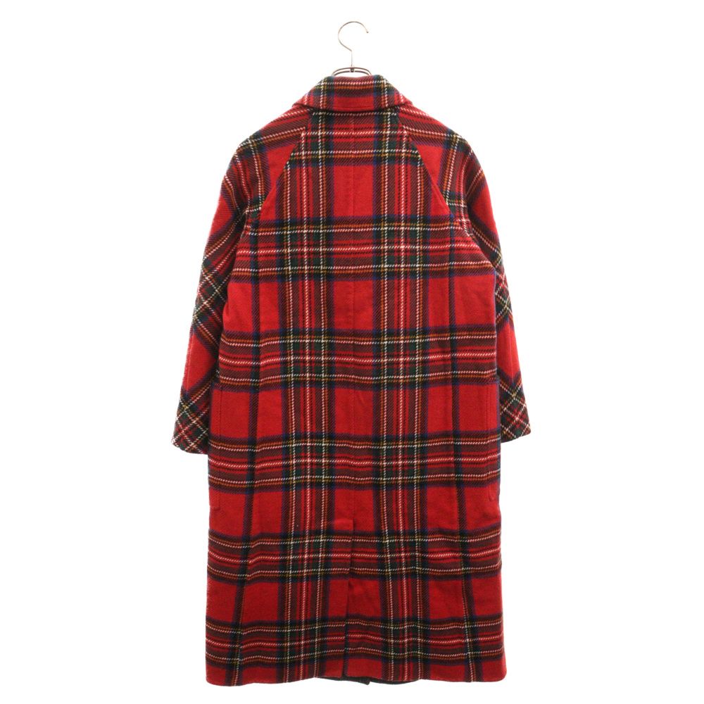 BURBERRY (バーバリー) 3Bチェック カシミヤ混 ウールチェスターコート