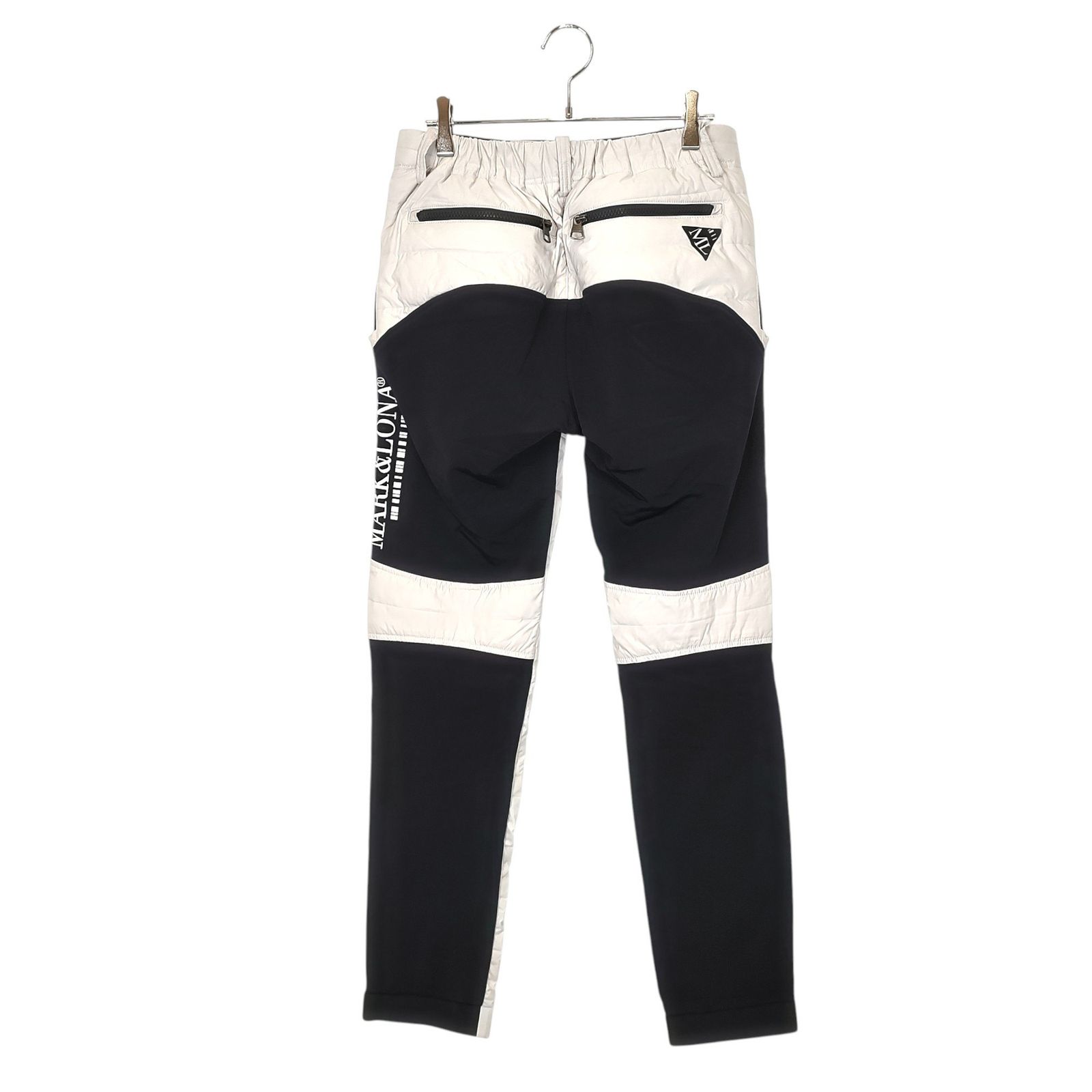 美品 ☆ MARK&LONA ダウンパンツ防寒冬マ ーク＆ロナ黒正規品