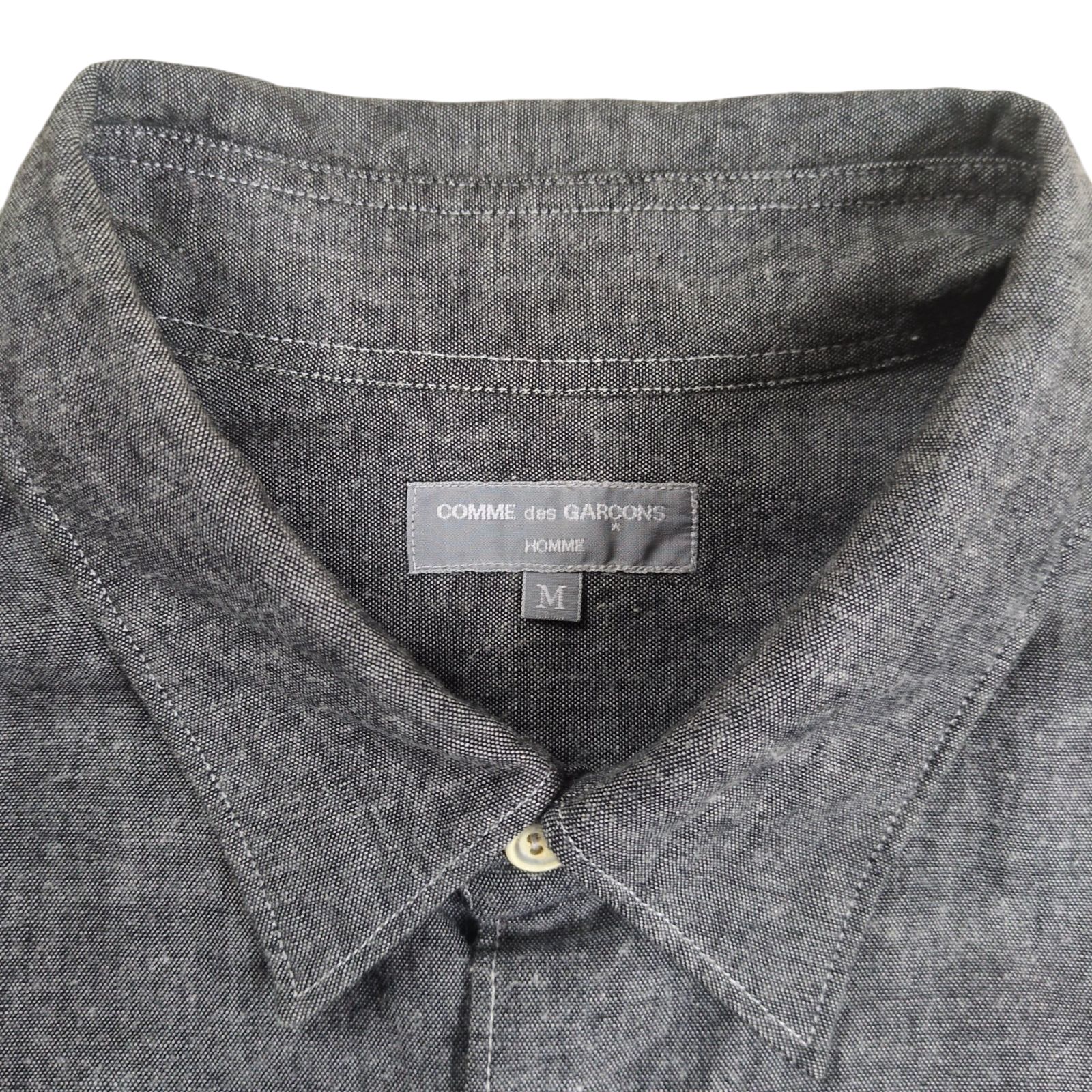 COMME des GARCONS HOMME 田中オム ニットドッキング ビッグシャツ