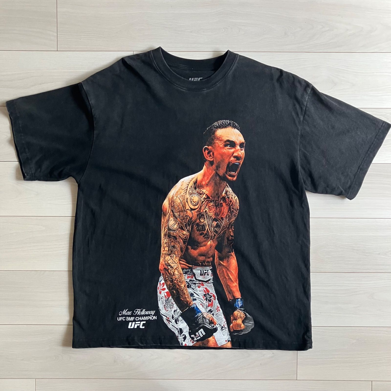 川口春奈 着用 マックス・ホロウェイ Tシャツ UFC XL Max Holloway BMF