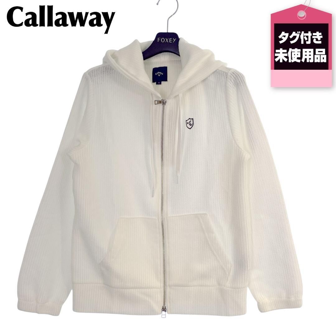 タグ付き未使用品 Callaway シアージップパーカー M ホワイト - メルカリ