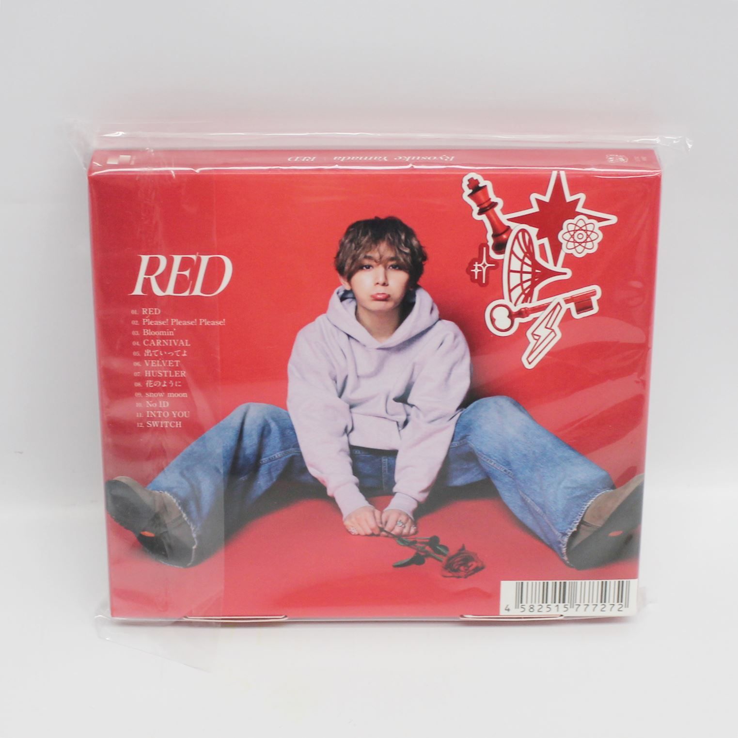 良品】山田涼介 CDｱﾙﾊﾞﾑ RED ﾌｧﾐｸﾗｽﾄｱｵﾝﾗｲﾝ DeepRED盤 LCNC-0082