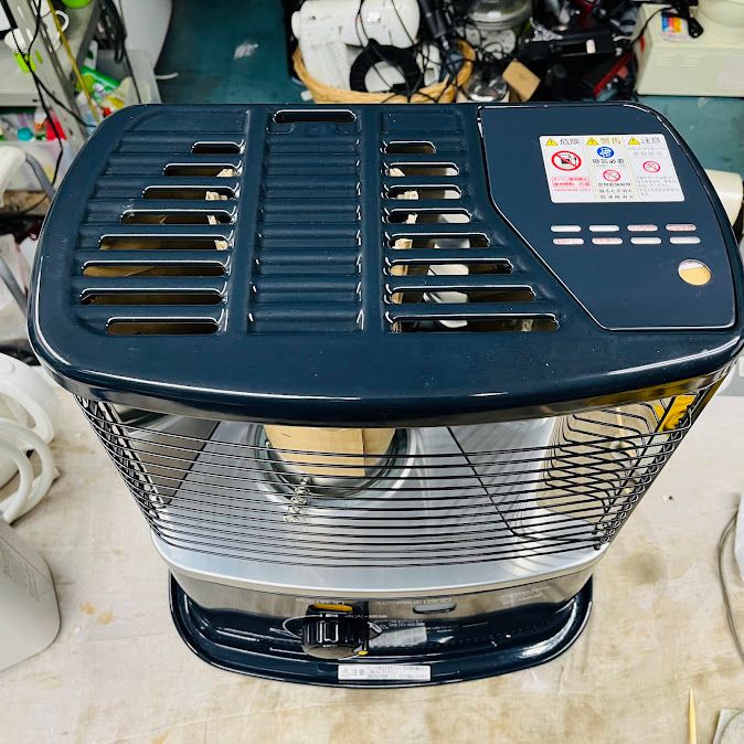 動作確認済】【中古】コロナポータブル石油ストーブ ダークグレー