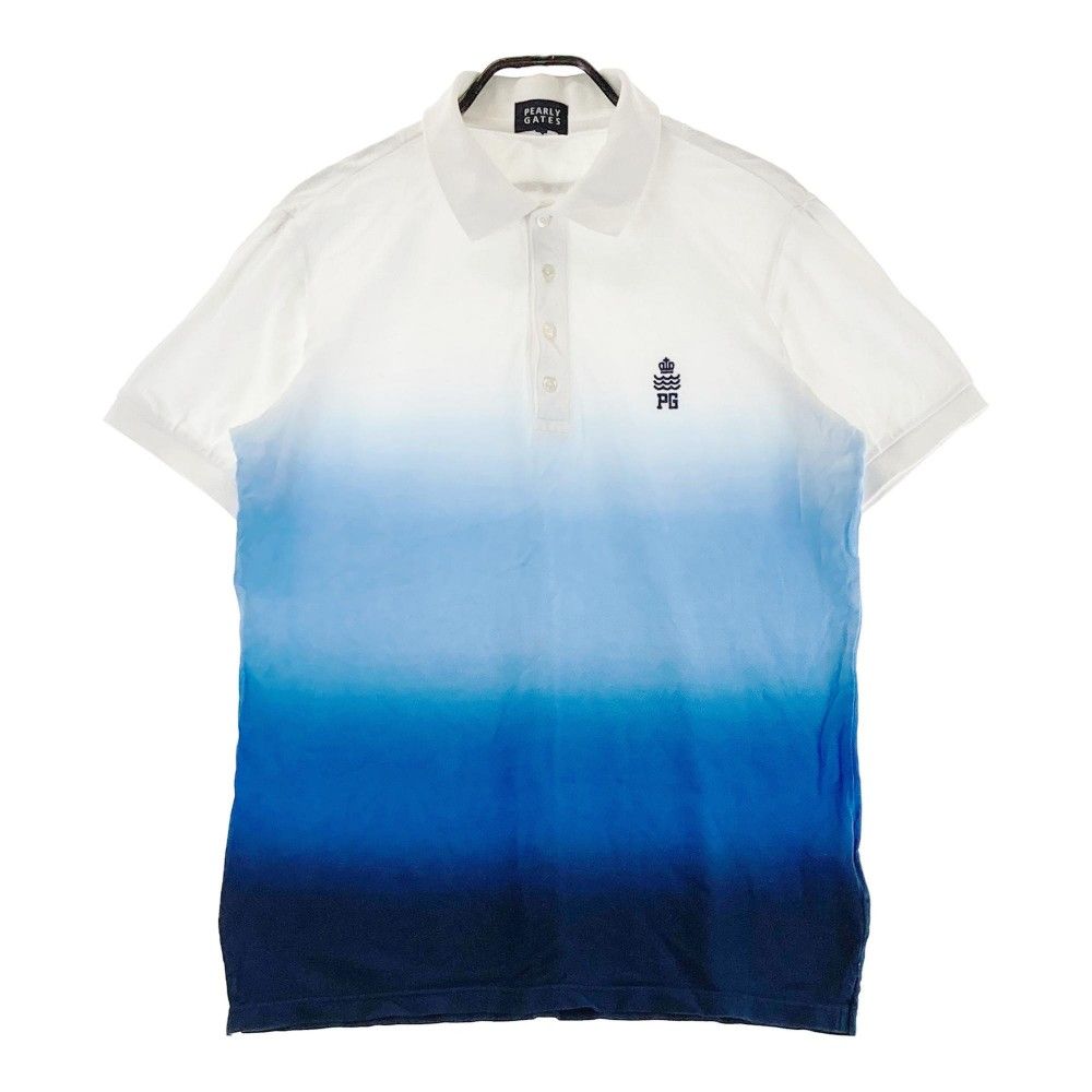 サイズ：6 PEARLY GATES パーリーゲイツ 半袖ポロシャツ ブルー系