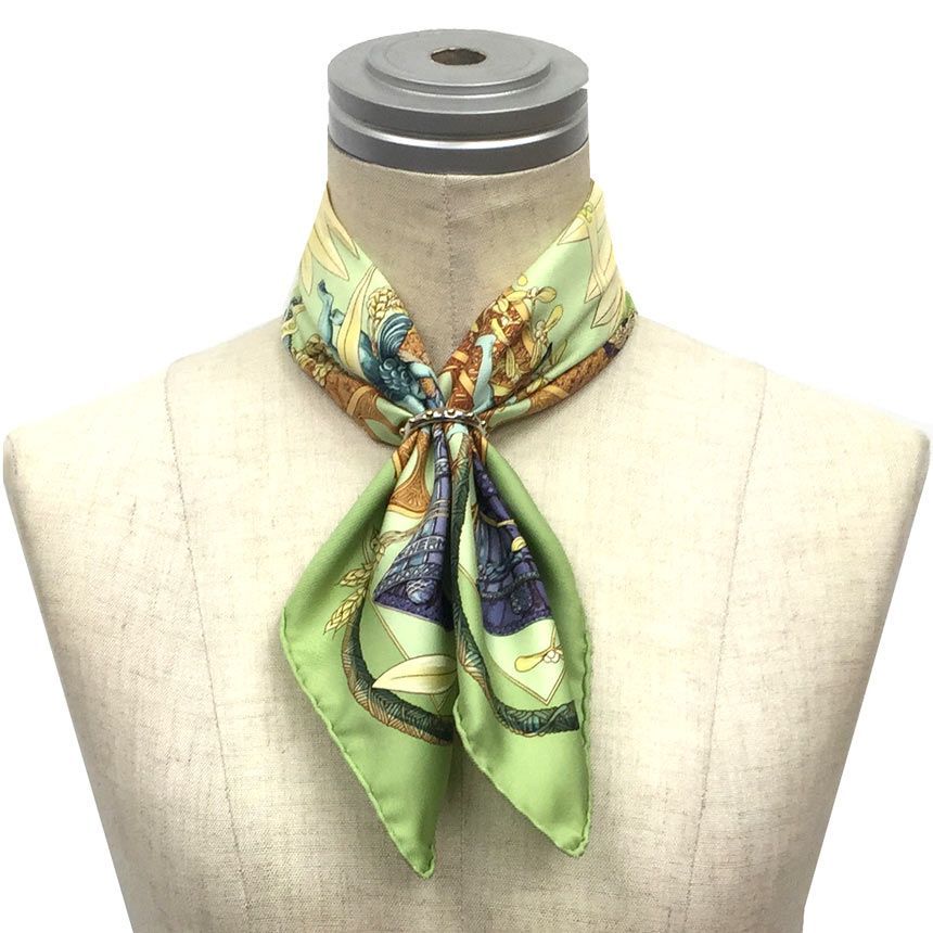 セール 超レア物 希少 HERMES エルメス カレ45 スカーフ AMOURS 愛