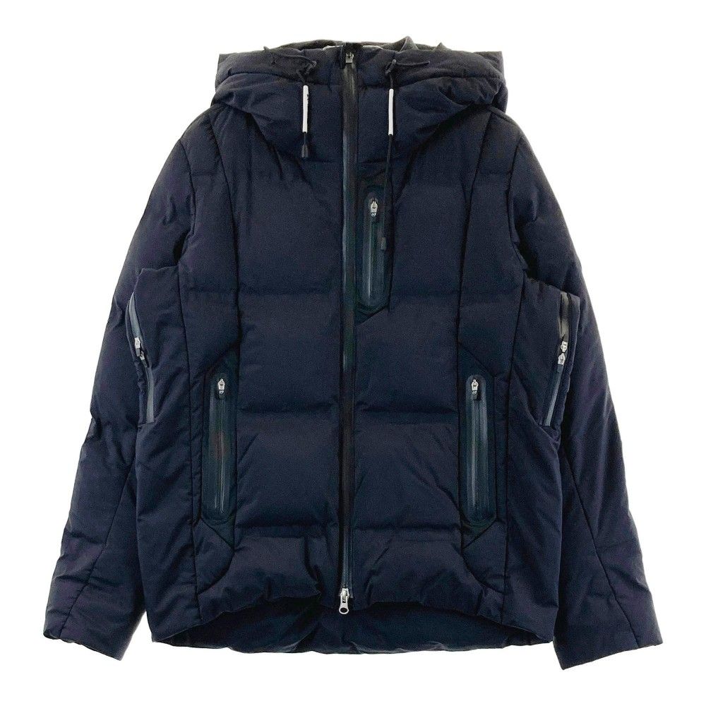 マスターバニーエディション ダウンワンピース ファー付き ネイビー