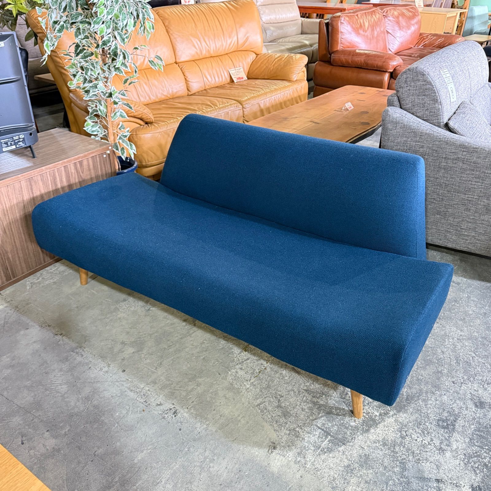 美品】IDEE 無印良品 AO SOFA ネイビー 【公式通販】