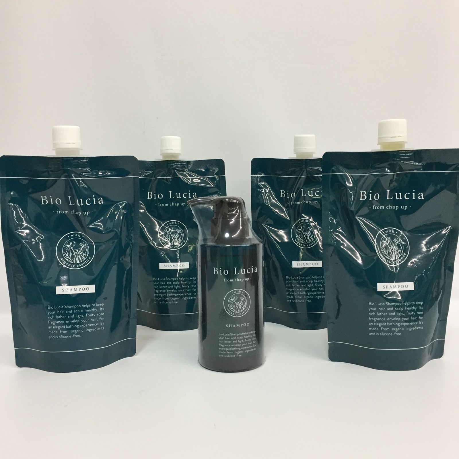 Bio Lucia シャンプー 4 購入 + 1ボトル ビオルチアシャンプーまとめ