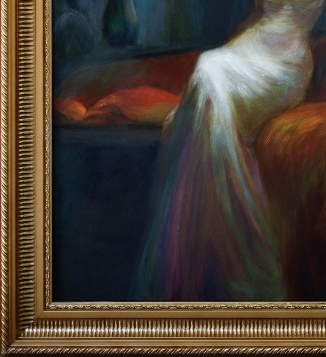 E'douard es Mac-avoy 【マリアンヌ】肉筆油彩画 E'douard es Mac-avoy