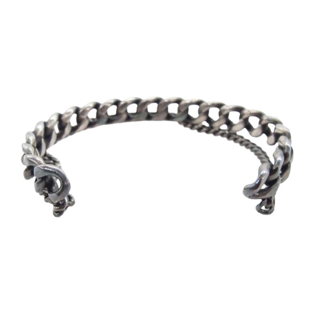 SAINT LAURENT サンローラン Gourmette Cuff グルメット カフ 2連