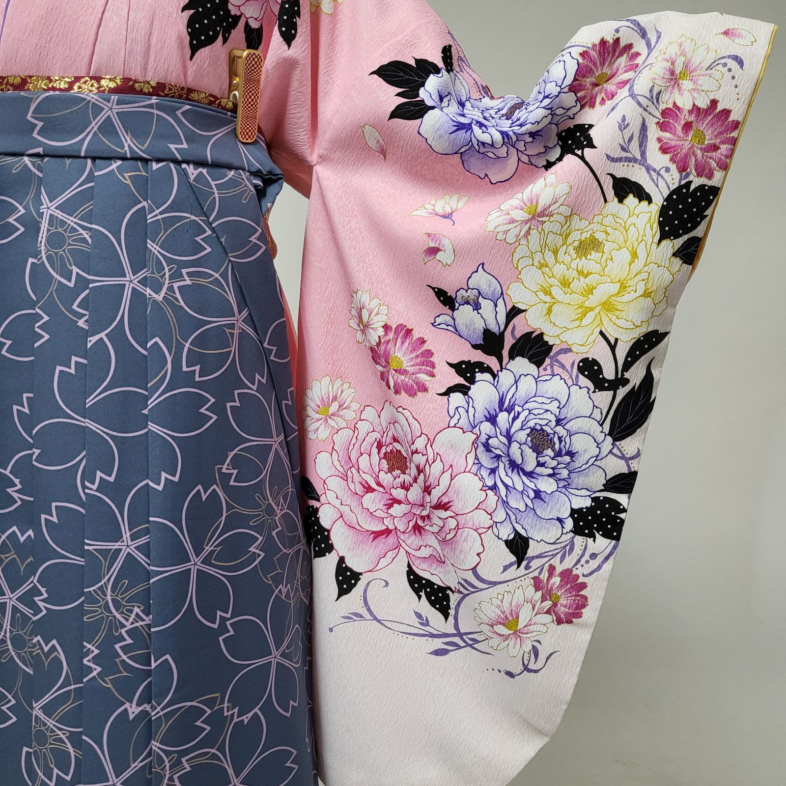 ヒロミチナカノ hiromichinakano 袴セット 二尺袖 一尺八寸 小振袖