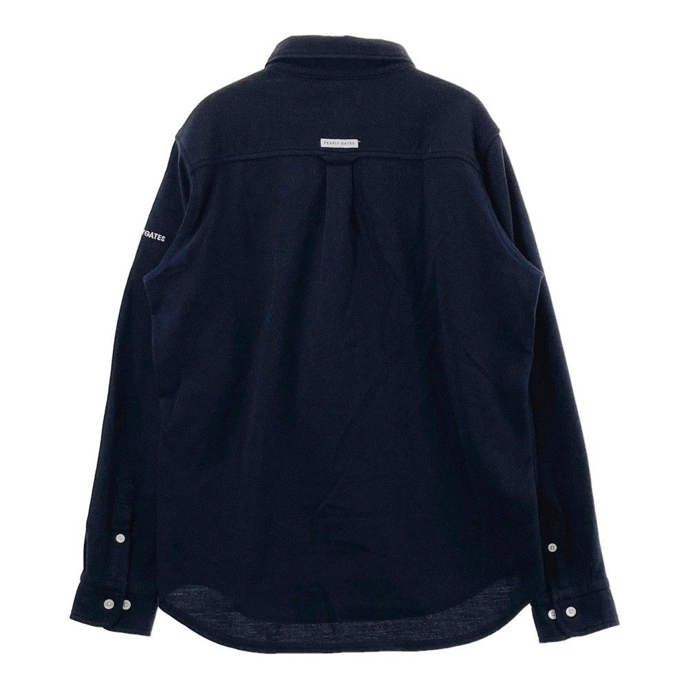 サイズ：4 PEARLY GATES パーリーゲイツ 長袖ポロシャツ ボタンダウン