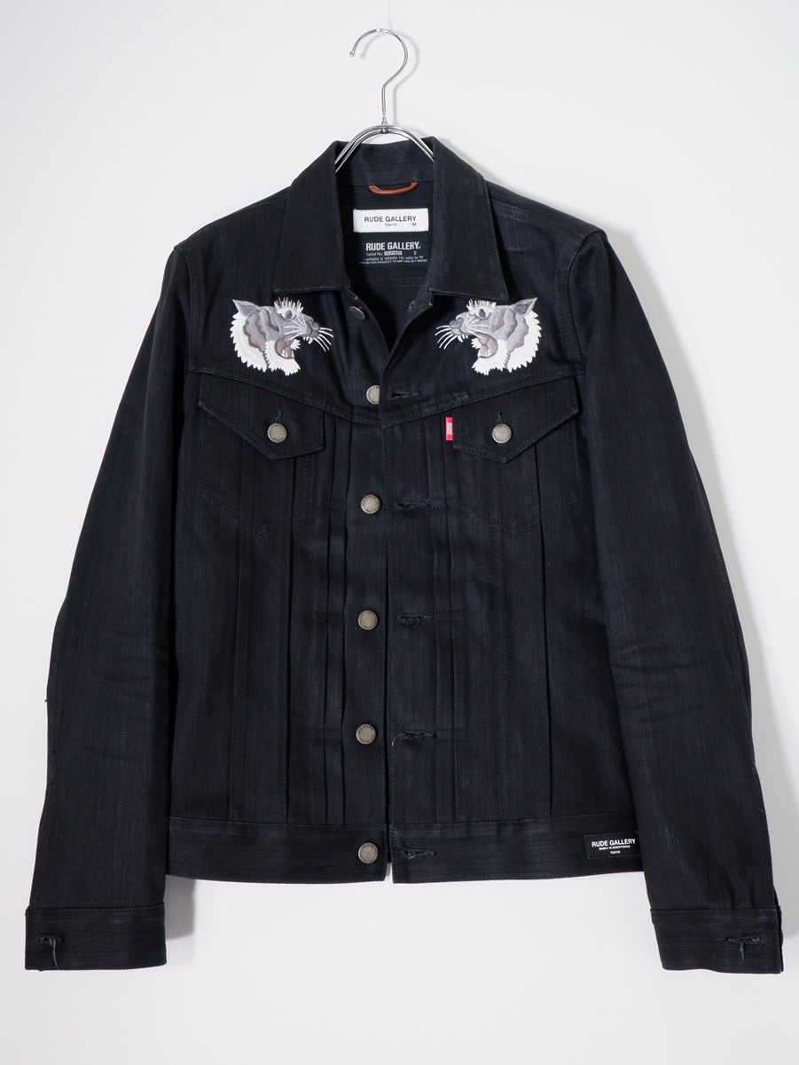 RUDE GALLERYルードギャラリー RIGID TYPE-4 DENIM JACKET - TORA