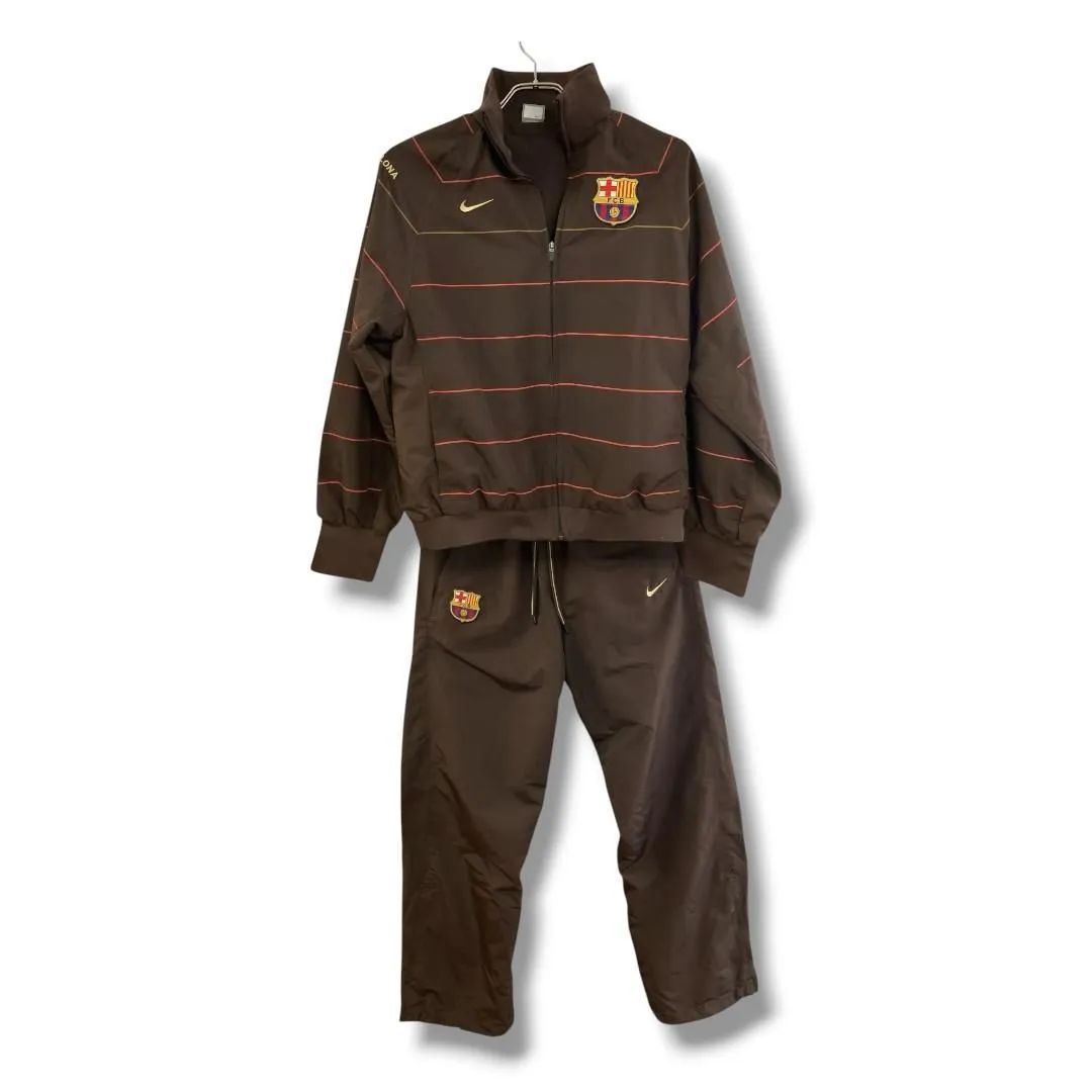NIKE ナイキ ジャージ FCバルセロナ 上下セット 2007-2008モデル 秋
