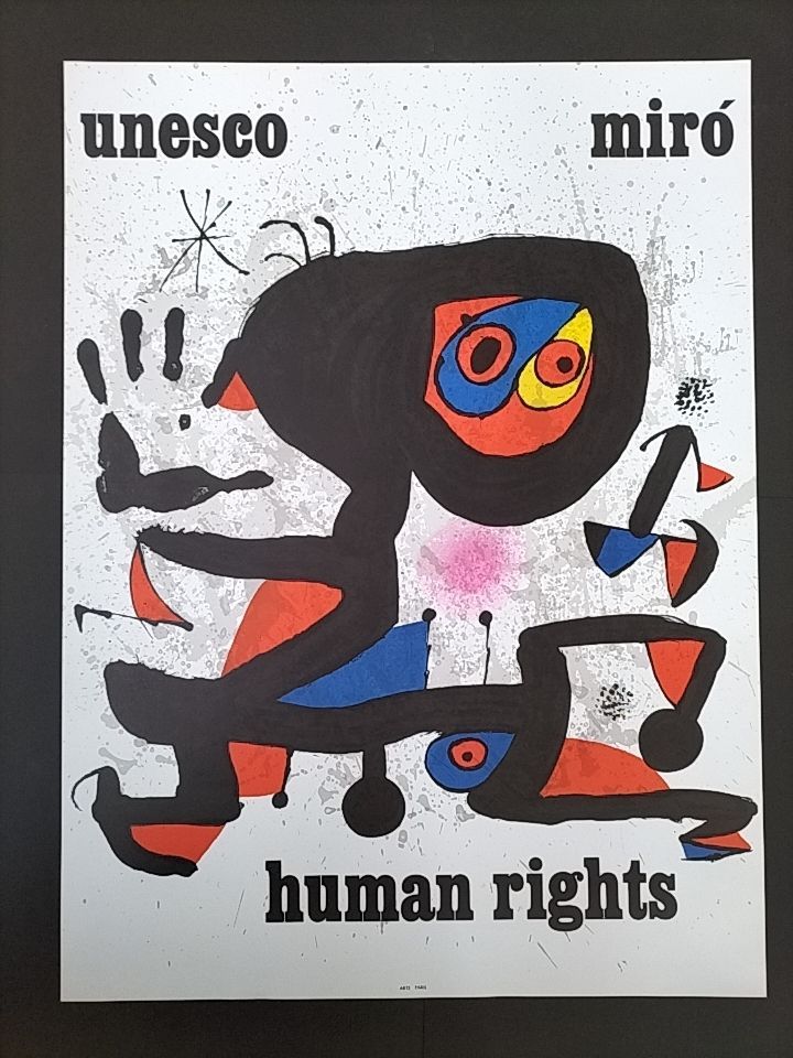 ミロ マーグ画廊版オリジナルリトグラフポスター 1893年 ミロ