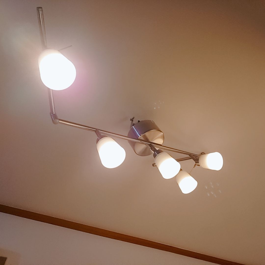 IKEA TIDIG シーリングライト 5連ライト スポットライト 5灯 天井照明