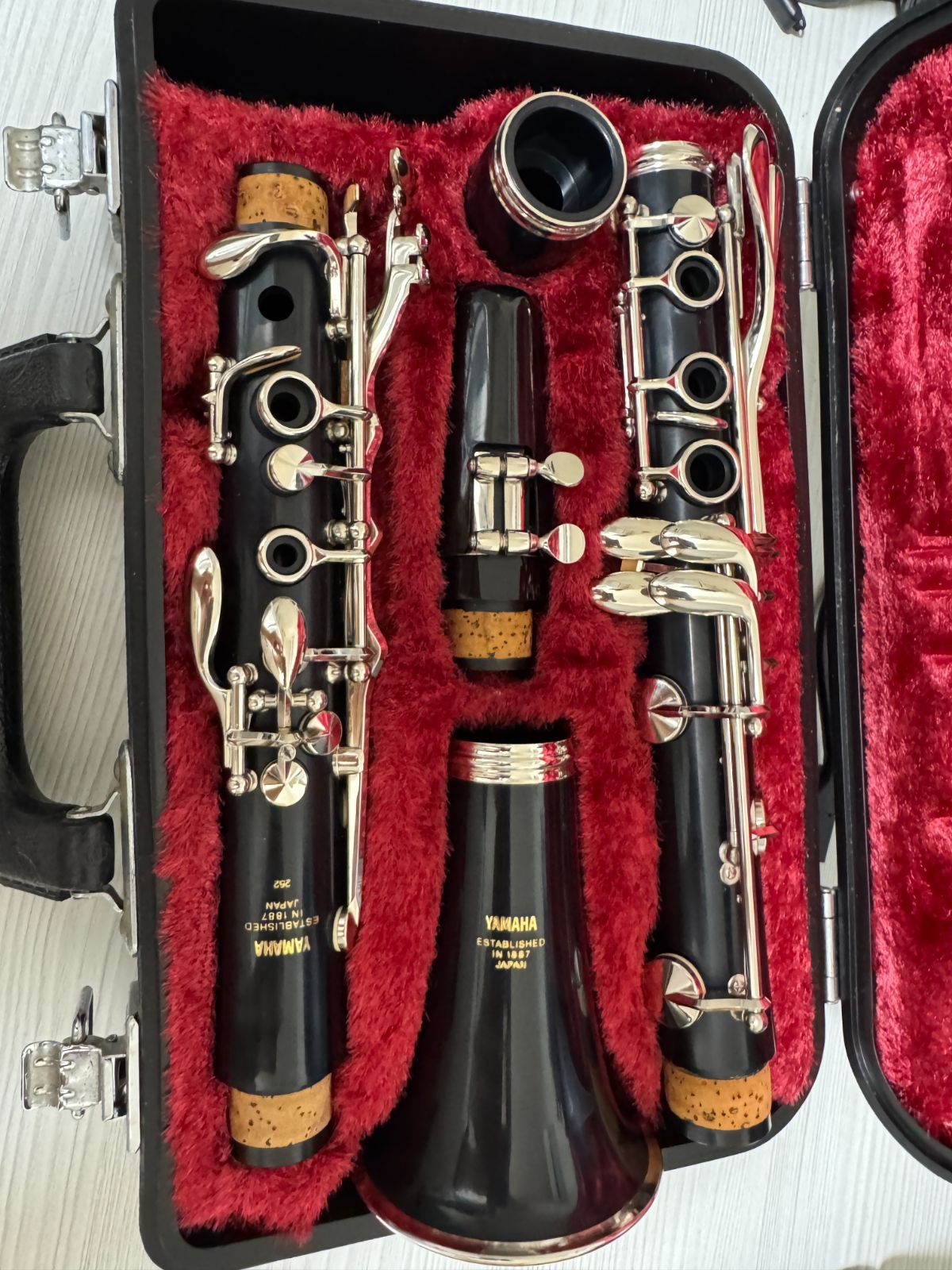 YAMAHA ヤマハ クラリネット YCL-252 樹脂製 管楽器 ケース付き YAMAHA