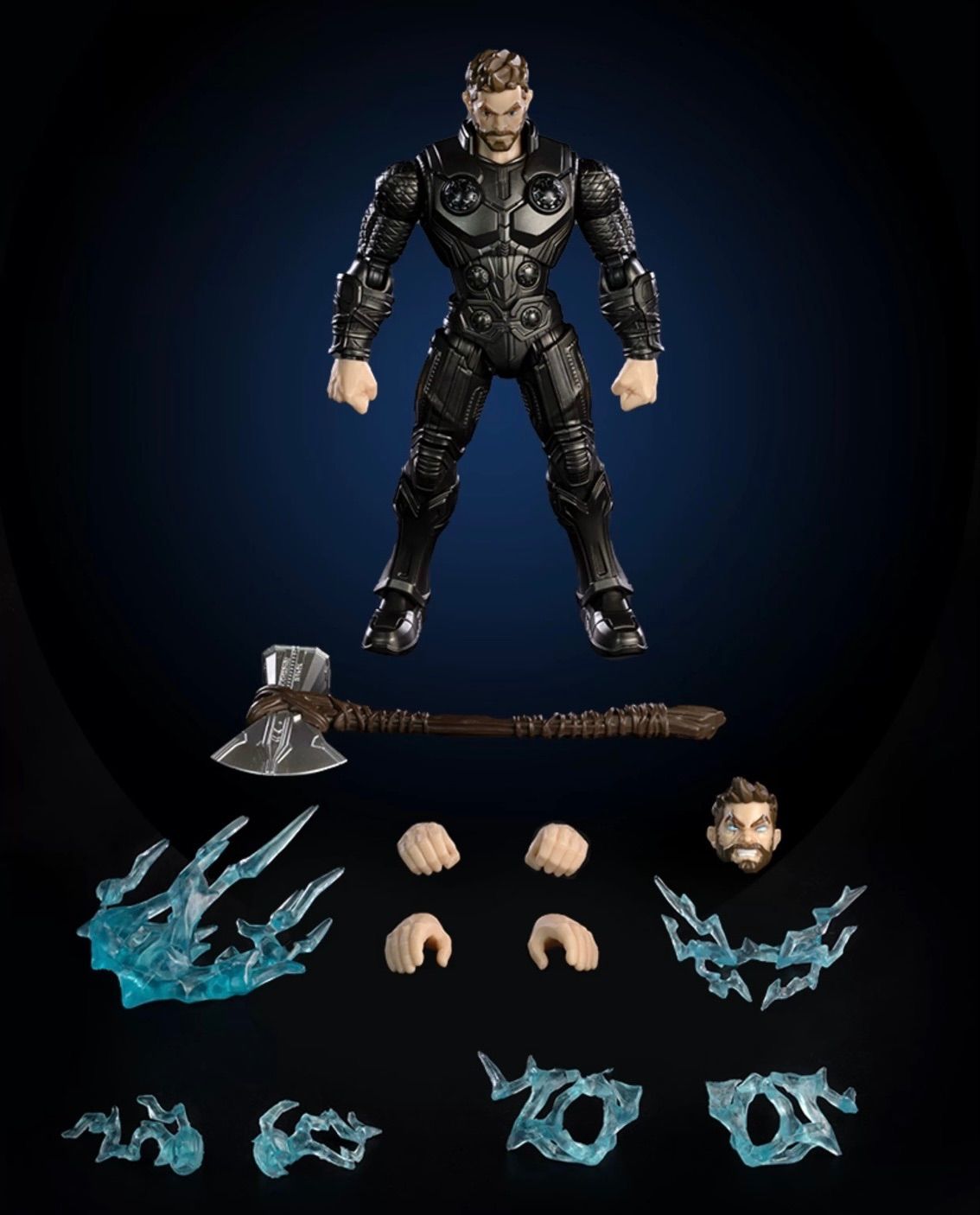 海外限定 マイティ・ソー プラモデル アクションフィギュア 可動