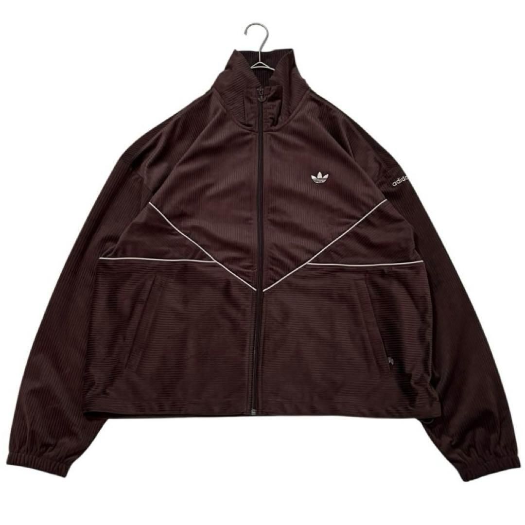 adidas コーデュロイブラウン ジャージセット 2XL adidas コーデュロイ