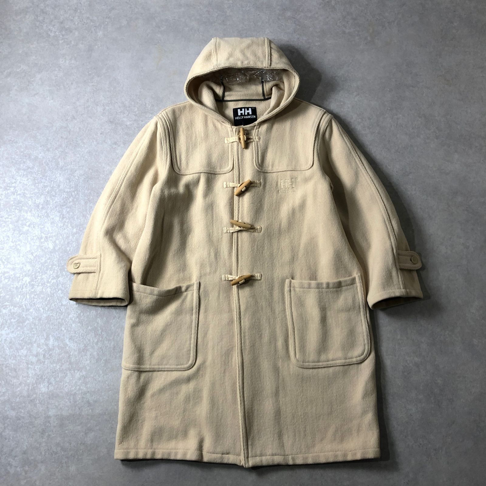 HELLY HANSEN ヘリンボーンウール ダッフルコート ヘリーハンセン
